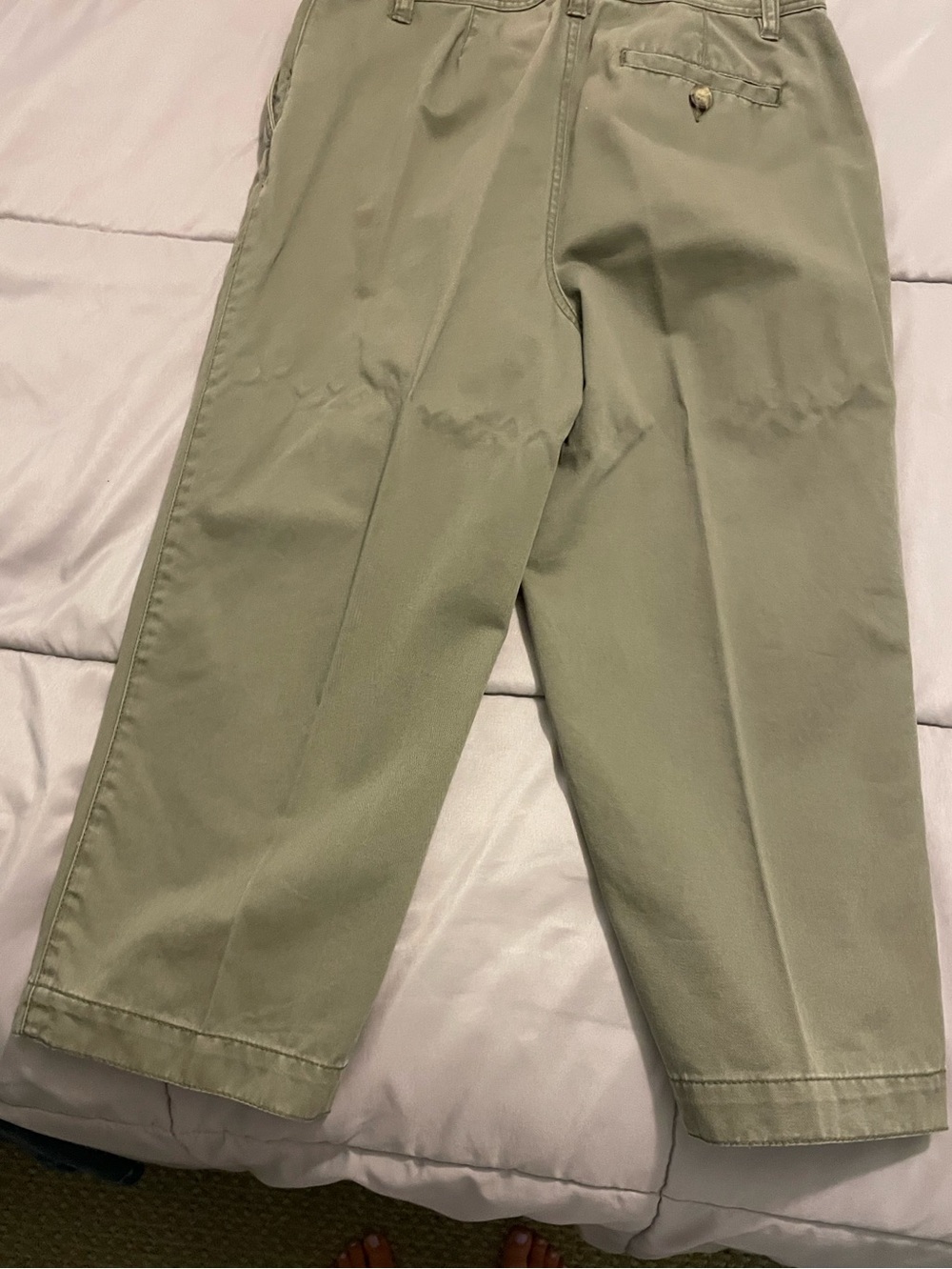 Jones New York Olive Green cropped pants